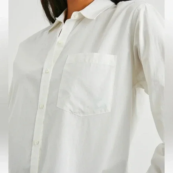 Rails Women’s Arlo White Long Sleeve Button Down Size M - Picture 3 of 13